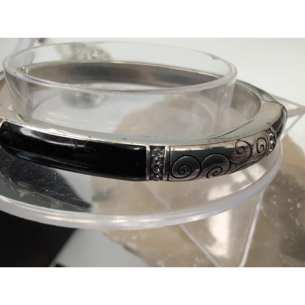 Brighton Wiltern Hinged Bangle Swarovski Crystals